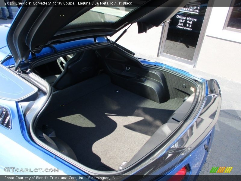 Laguna Blue Metallic / Jet Black 2016 Chevrolet Corvette Stingray Coupe