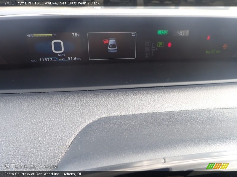 Sea Glass Pearl / Black 2021 Toyota Prius XLE AWD-e