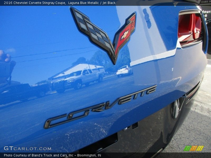 Laguna Blue Metallic / Jet Black 2016 Chevrolet Corvette Stingray Coupe