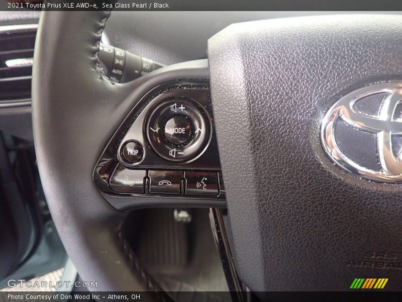 Sea Glass Pearl / Black 2021 Toyota Prius XLE AWD-e