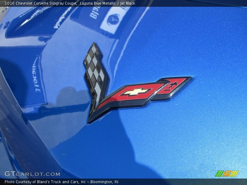 Laguna Blue Metallic / Jet Black 2016 Chevrolet Corvette Stingray Coupe