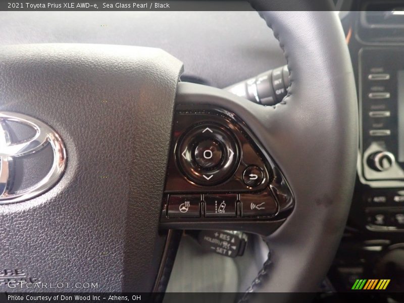 Sea Glass Pearl / Black 2021 Toyota Prius XLE AWD-e