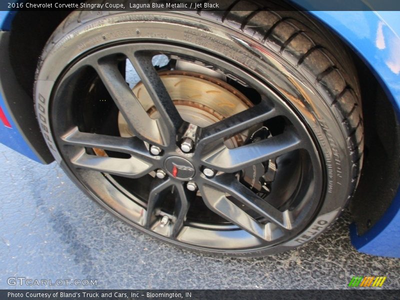 Laguna Blue Metallic / Jet Black 2016 Chevrolet Corvette Stingray Coupe