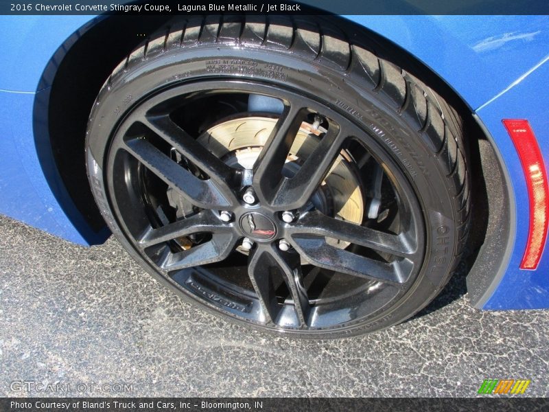 Laguna Blue Metallic / Jet Black 2016 Chevrolet Corvette Stingray Coupe