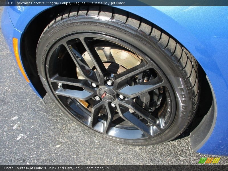 Laguna Blue Metallic / Jet Black 2016 Chevrolet Corvette Stingray Coupe