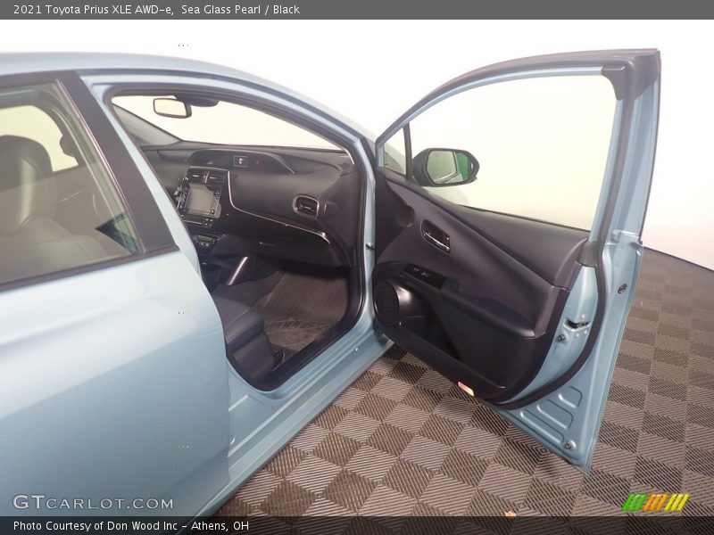 Sea Glass Pearl / Black 2021 Toyota Prius XLE AWD-e