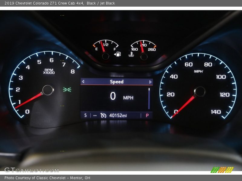 Black / Jet Black 2019 Chevrolet Colorado Z71 Crew Cab 4x4