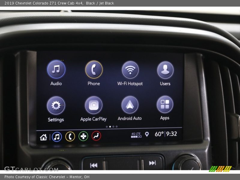 Black / Jet Black 2019 Chevrolet Colorado Z71 Crew Cab 4x4