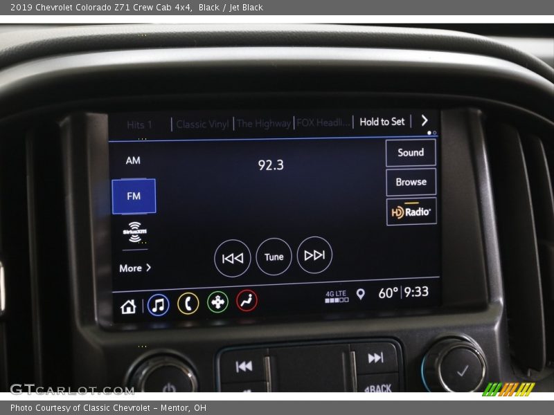 Black / Jet Black 2019 Chevrolet Colorado Z71 Crew Cab 4x4