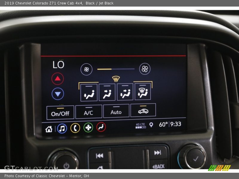 Black / Jet Black 2019 Chevrolet Colorado Z71 Crew Cab 4x4