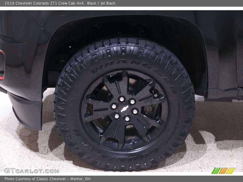 Black / Jet Black 2019 Chevrolet Colorado Z71 Crew Cab 4x4