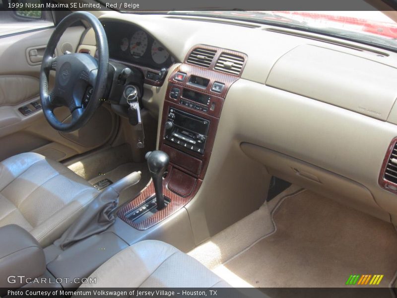 Red / Beige 1999 Nissan Maxima SE Limited