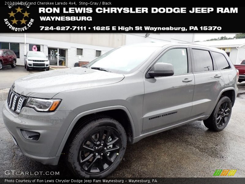 Sting-Gray / Black 2021 Jeep Grand Cherokee Laredo 4x4