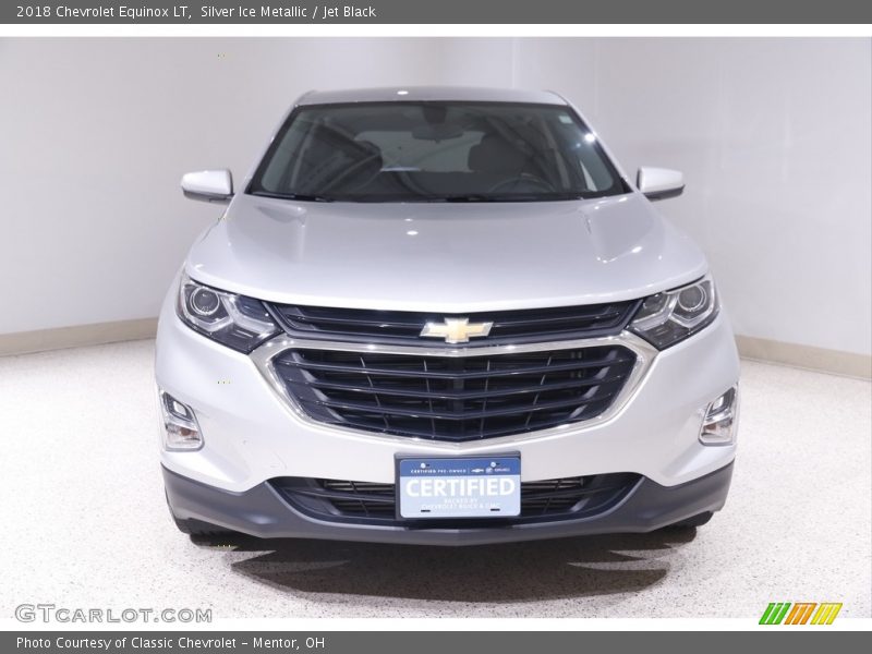 Silver Ice Metallic / Jet Black 2018 Chevrolet Equinox LT
