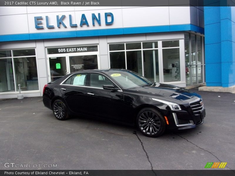 Black Raven / Jet Black 2017 Cadillac CTS Luxury AWD