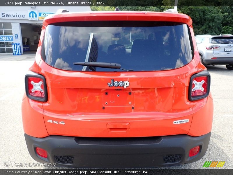 Omaha Orange / Black 2021 Jeep Renegade Latitude 4x4