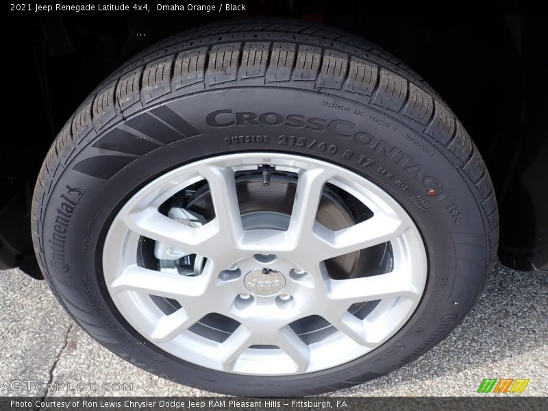 Omaha Orange / Black 2021 Jeep Renegade Latitude 4x4