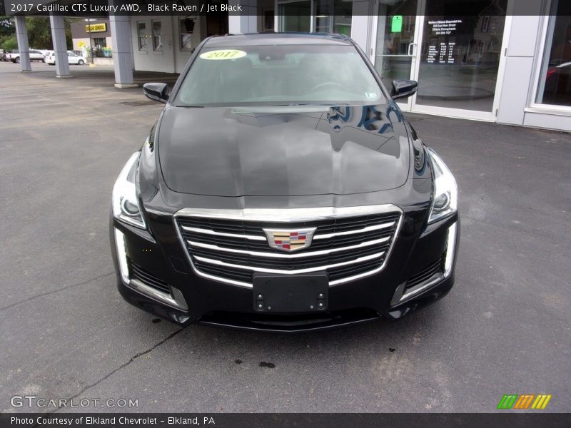 Black Raven / Jet Black 2017 Cadillac CTS Luxury AWD