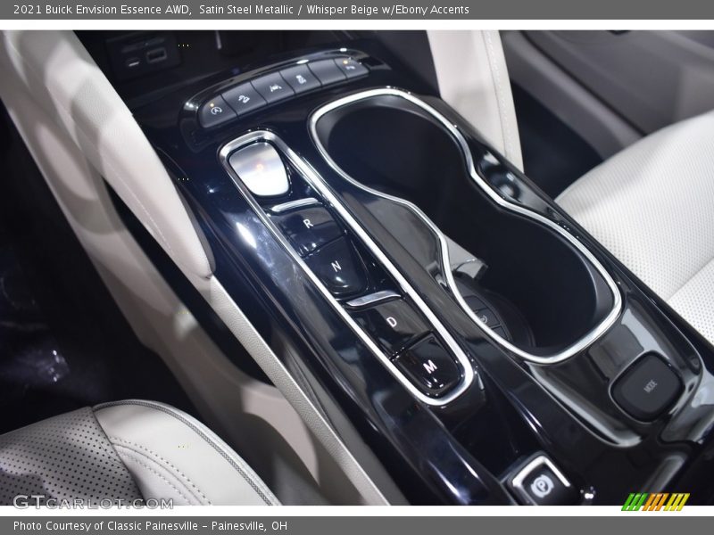 Satin Steel Metallic / Whisper Beige w/Ebony Accents 2021 Buick Envision Essence AWD