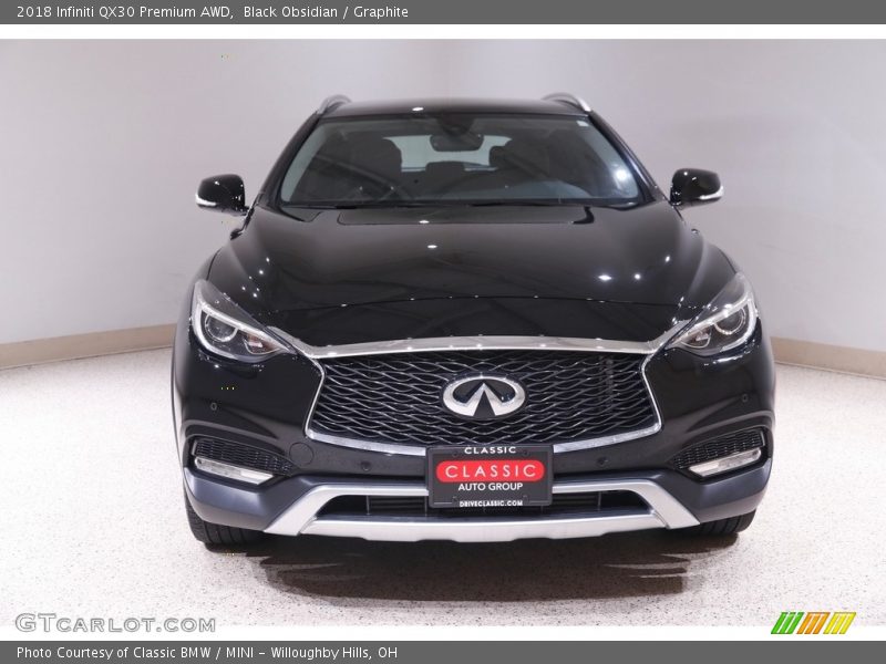 Black Obsidian / Graphite 2018 Infiniti QX30 Premium AWD