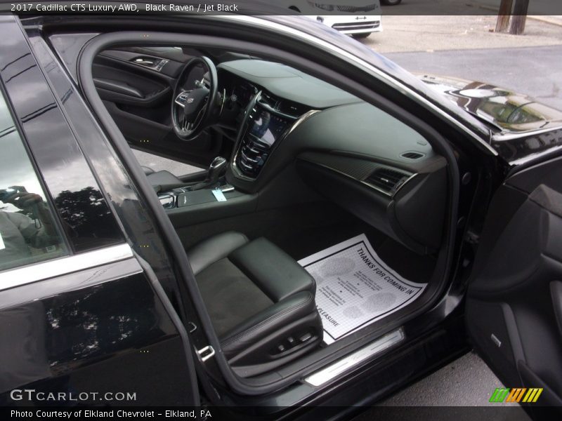 Black Raven / Jet Black 2017 Cadillac CTS Luxury AWD