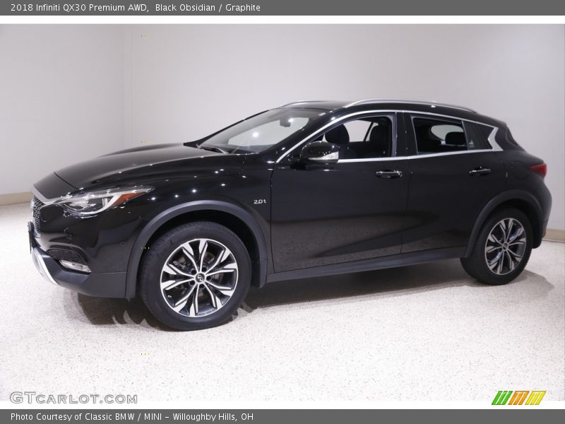 Black Obsidian / Graphite 2018 Infiniti QX30 Premium AWD