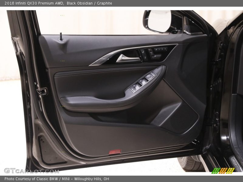 Black Obsidian / Graphite 2018 Infiniti QX30 Premium AWD