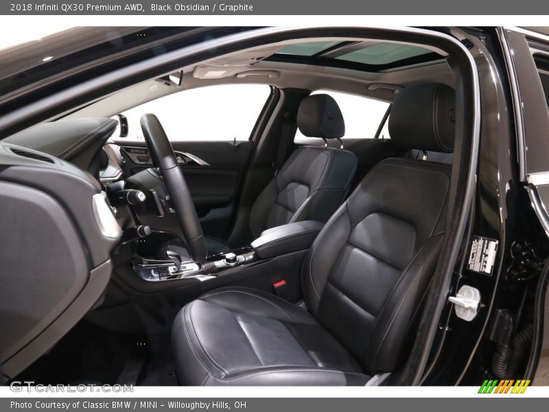 Black Obsidian / Graphite 2018 Infiniti QX30 Premium AWD