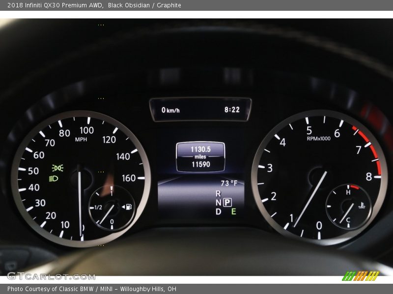 Black Obsidian / Graphite 2018 Infiniti QX30 Premium AWD