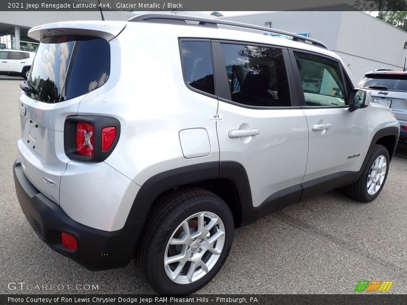 Glacier Metallic / Black 2021 Jeep Renegade Latitude 4x4