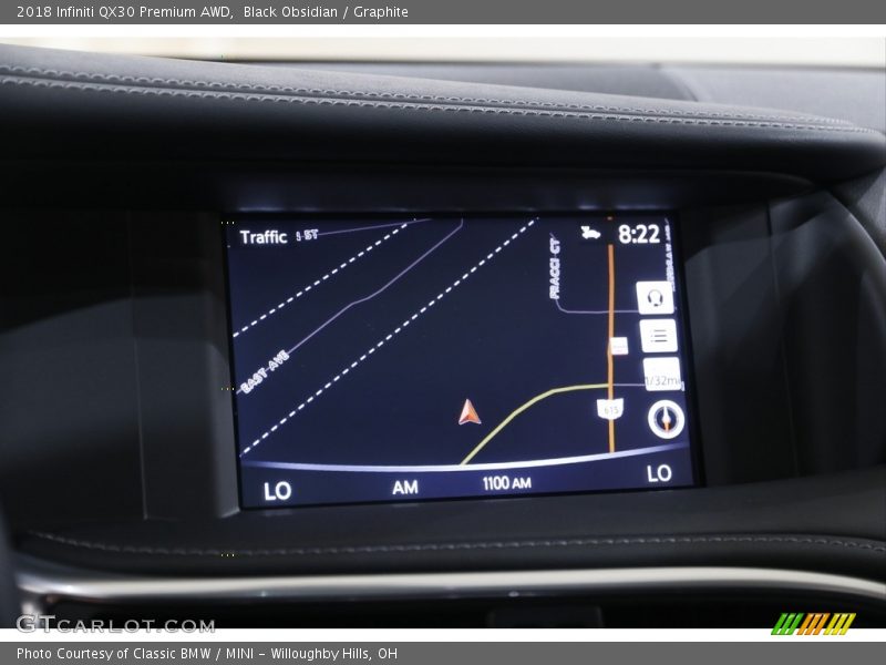 Black Obsidian / Graphite 2018 Infiniti QX30 Premium AWD