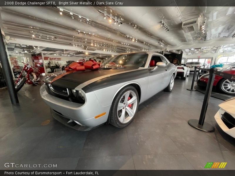 Bright Silver Metallic / Dark Slate Gray 2008 Dodge Challenger SRT8