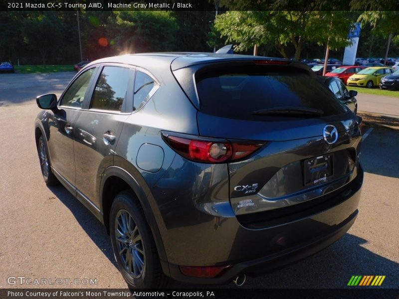 Machine Gray Metallic / Black 2021 Mazda CX-5 Touring AWD