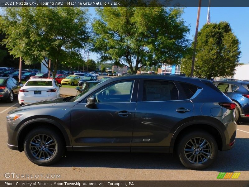 Machine Gray Metallic / Black 2021 Mazda CX-5 Touring AWD