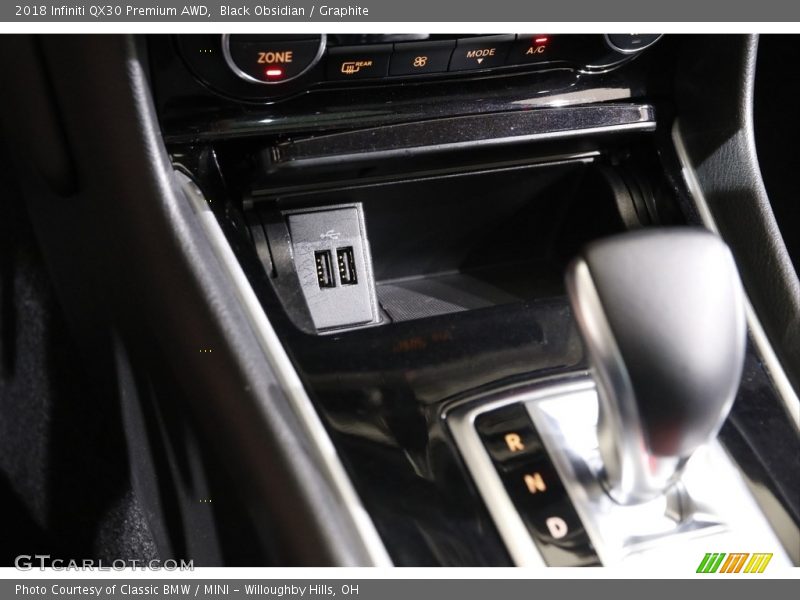 Black Obsidian / Graphite 2018 Infiniti QX30 Premium AWD