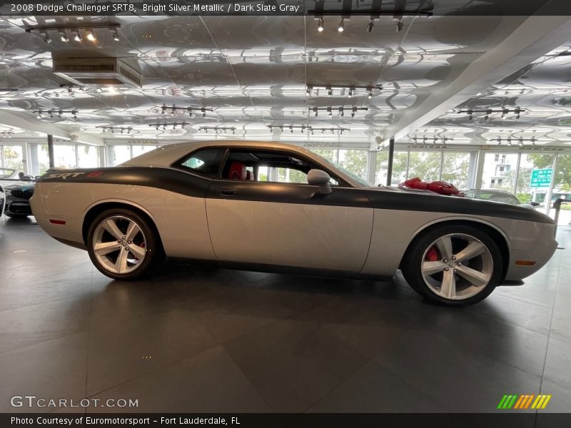 Bright Silver Metallic / Dark Slate Gray 2008 Dodge Challenger SRT8