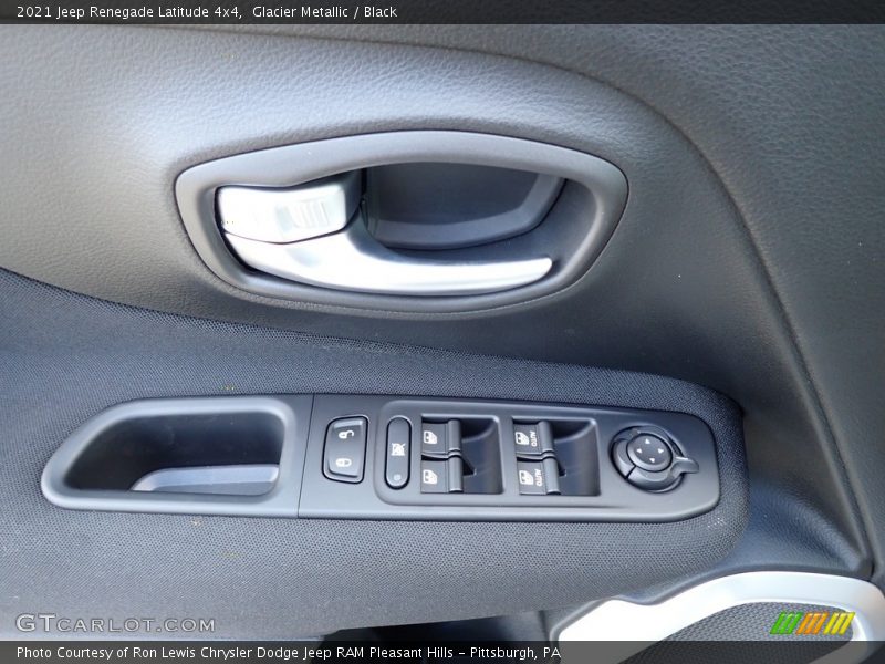 Glacier Metallic / Black 2021 Jeep Renegade Latitude 4x4