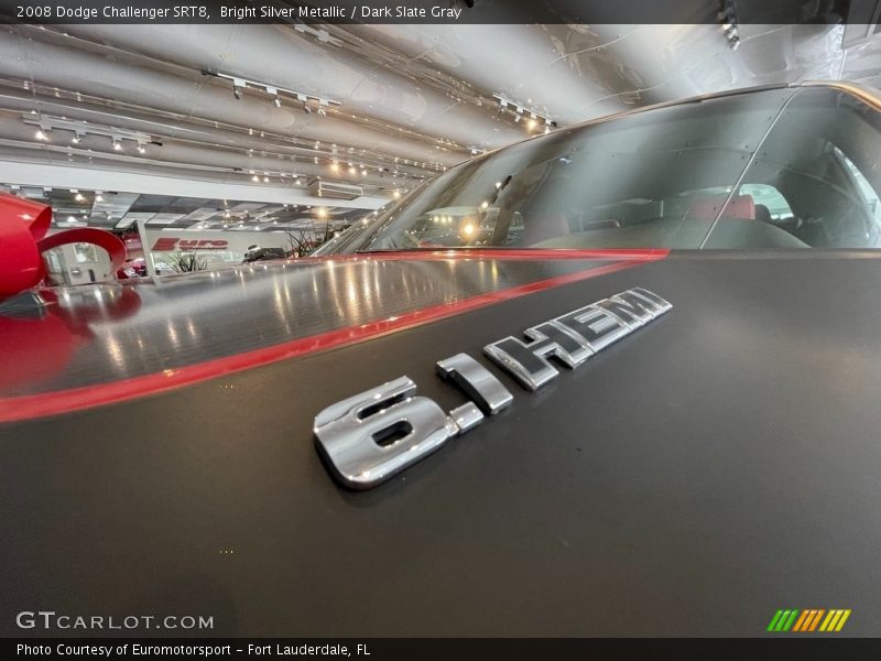 Bright Silver Metallic / Dark Slate Gray 2008 Dodge Challenger SRT8