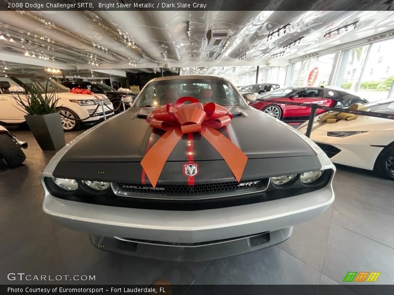 Bright Silver Metallic / Dark Slate Gray 2008 Dodge Challenger SRT8