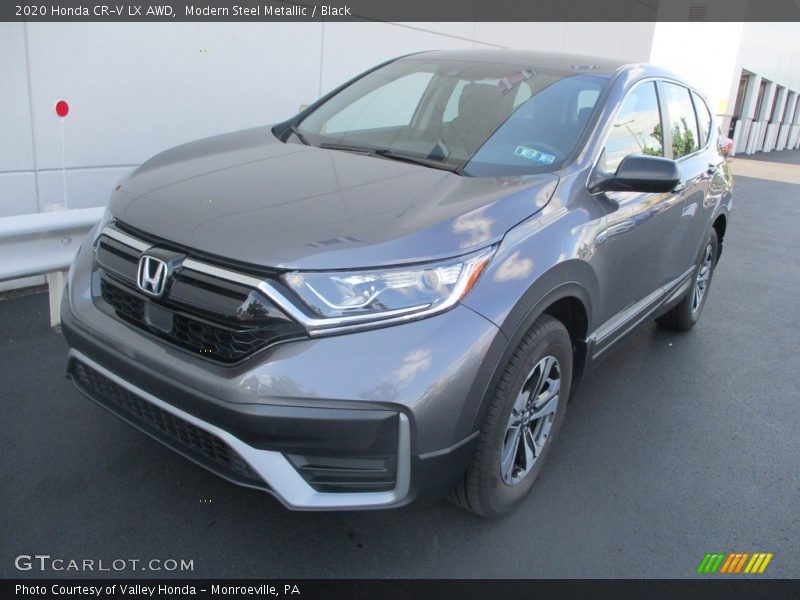 Modern Steel Metallic / Black 2020 Honda CR-V LX AWD