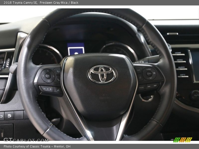 Predawn Gray Mica / Black 2018 Toyota Camry SE