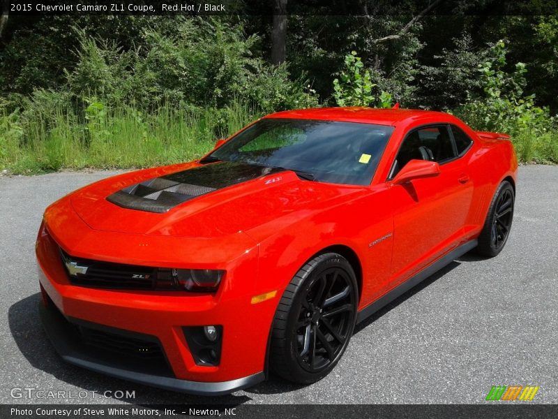 Red Hot / Black 2015 Chevrolet Camaro ZL1 Coupe