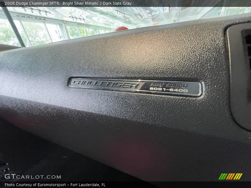 Bright Silver Metallic / Dark Slate Gray 2008 Dodge Challenger SRT8
