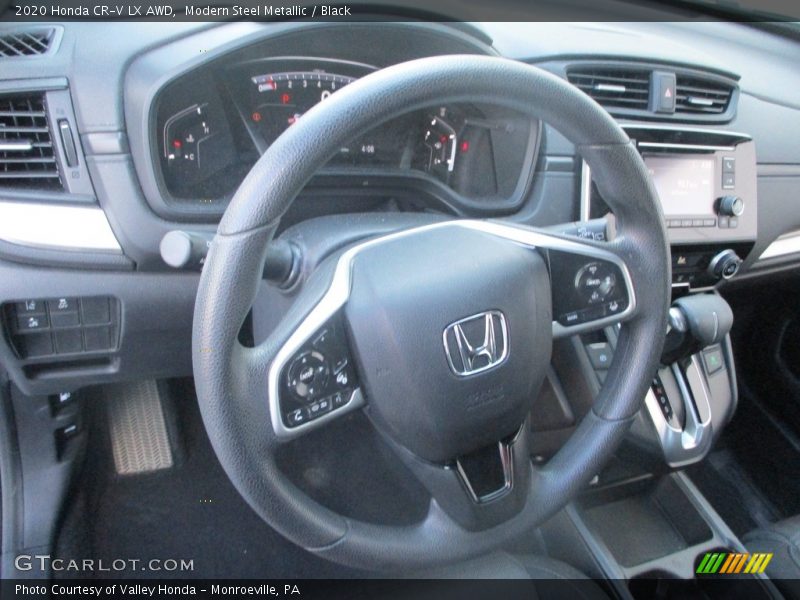 Modern Steel Metallic / Black 2020 Honda CR-V LX AWD