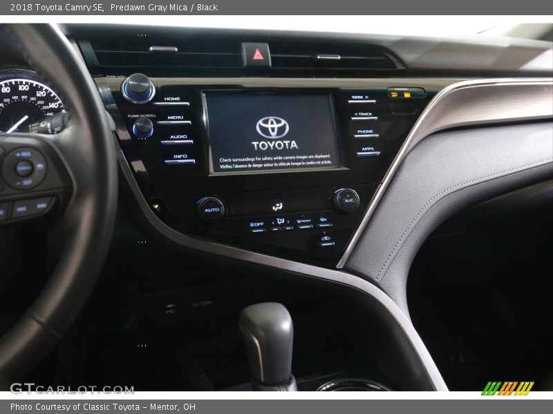 Predawn Gray Mica / Black 2018 Toyota Camry SE