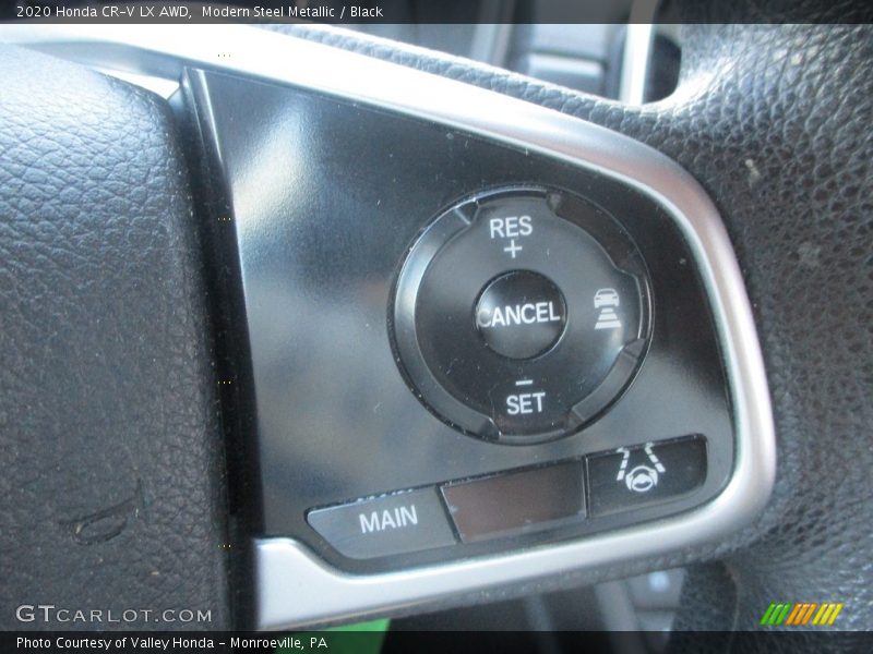 Modern Steel Metallic / Black 2020 Honda CR-V LX AWD