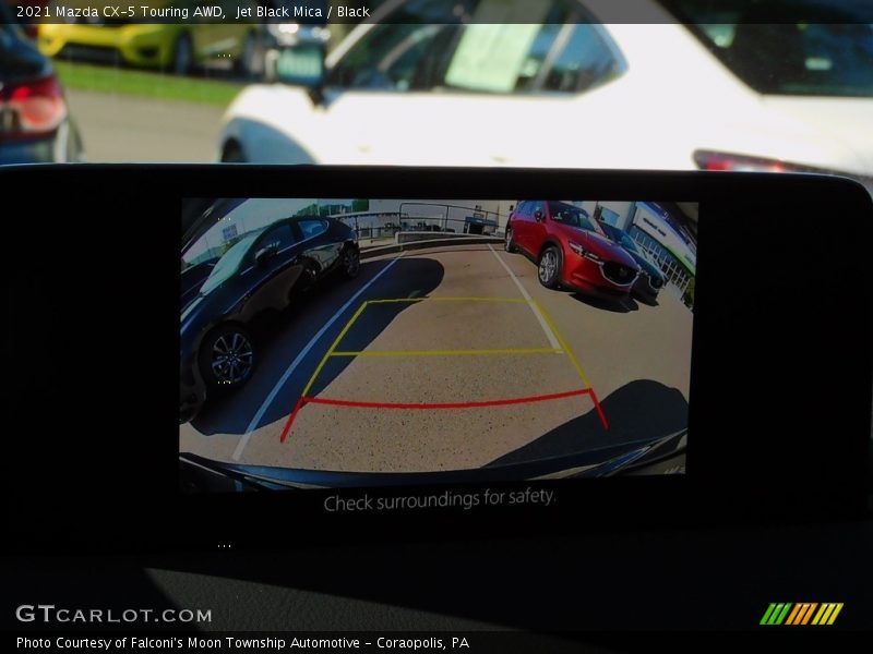 Jet Black Mica / Black 2021 Mazda CX-5 Touring AWD