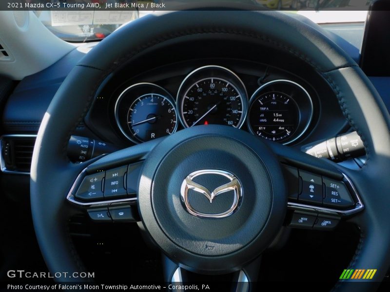 Jet Black Mica / Black 2021 Mazda CX-5 Touring AWD