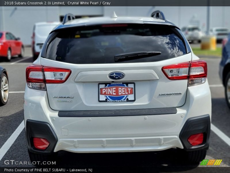 Crystal White Pearl / Gray 2018 Subaru Crosstrek 2.0i Limited