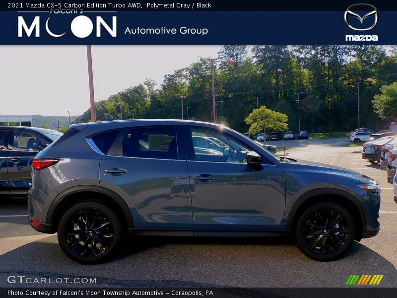 Polymetal Gray / Black 2021 Mazda CX-5 Carbon Edition Turbo AWD